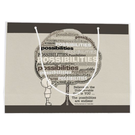 Eindeloze mogelijkheden large cadeautasje (Achterkant)