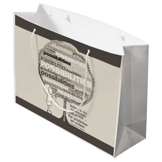 Eindeloze mogelijkheden large cadeautasje (Achterkant Gekanteld)