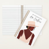 Eindeloze mogelijkheden | Zwart Meisje | Spiraal Notitieboek (Binnen)