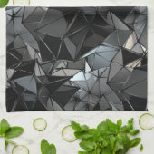 eindeloze monochroom : theedoek (Gevouwen)