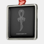 Eindeloze nacht: Legacy Ankh Metalen Ornament (Links)