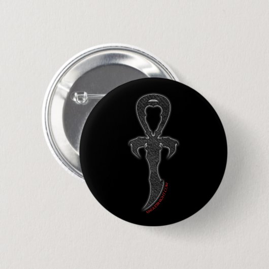 Eindeloze nacht: Vampyre Legacy Ankh Ronde Button 5,7 Cm (Voorkant /achterkant)