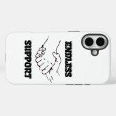 Eindeloze ondersteuning – handdruk symbool van een Case-Mate iPhone case (Achterkant (horizontaal))