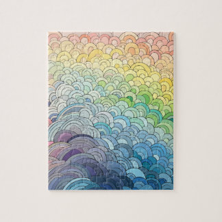 Eindeloze Pastel Regenboog Legpuzzel