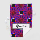 Eindeloze Pinwheels door Kenneth Yoncich Golfhanddoek (Insitu)