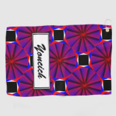 Eindeloze Pinwheels door Kenneth Yoncich Golfhanddoek (Horizontaal)