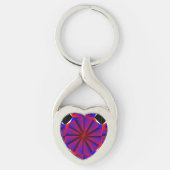 Eindeloze Pinwheels door Kenneth Yoncich Sleutelhanger (Voorkant)