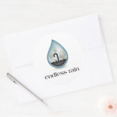 Eindeloze regen Sticker (Envelop)