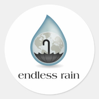 Eindeloze regen Sticker