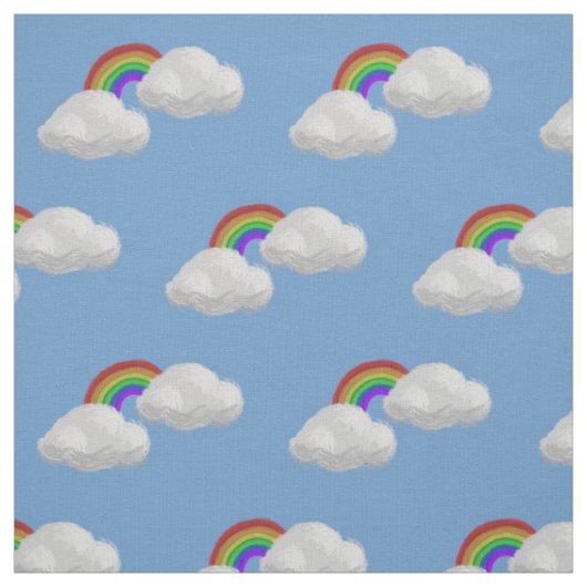 Eindeloze regenbogen patterned Fabric Stof (Swatch)