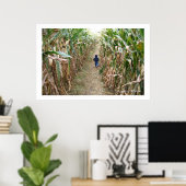 Eindeloze ritten afdrukken poster (Thuiskantoor)