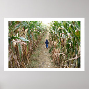 Eindeloze ritten afdrukken poster