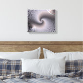 eindeloze spiralen - fractale kunst canvas afdruk (Insitu (Slaapkamer))