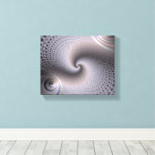 eindeloze spiralen - fractale kunst canvas afdruk (Insitu (Houten vloer))