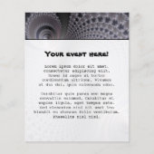 eindeloze spiralen - fractale kunst flyer (Voorkant)