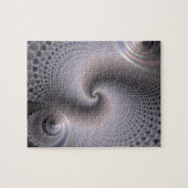eindeloze spiralen - fractale kunst legpuzzel (Horizontaal)
