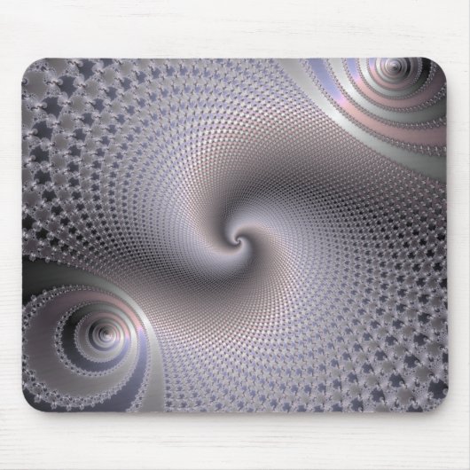 eindeloze spiralen - fractale kunst muismat (Voorkant)
