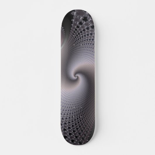 eindeloze spiralen - fractale kunst persoonlijk skateboard (Voorkant)