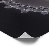 eindeloze spiralen - fractale kunst poster (Hoek)