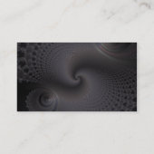 eindeloze spiralen - fractale kunst visitekaartje (Achterkant)