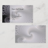 eindeloze spiralen - fractale kunst visitekaartje (Voorkant / Achterkant)