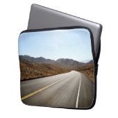 eindeloze straat | Woestijnberg Laptop Sleeve (Voorkant Links)
