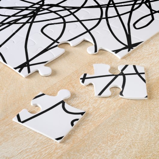 Eindeloze string: geweven textuur symfonie legpuzzel (Zijkant)