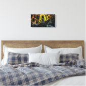 Eindeloze trap van geheugen Uitgerekt Canvas Print (Insitu (Slaapkamer))