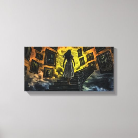 Eindeloze trappen van herinnering uitgerekte canva canvas afdruk (Voorkant)