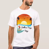 Eindeloze Tropische Dagen T-shirt (Voorkant)