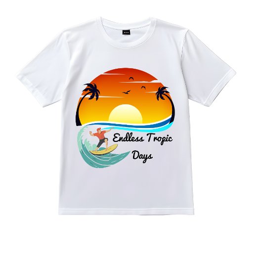 Eindeloze Tropische Dagen T-shirt