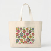 Eindeloze tuinschilderkunst grote tote bag (Voorkant)
