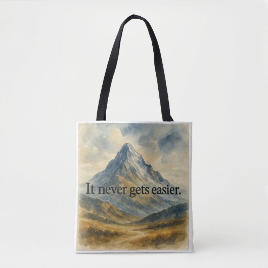 Eindeloze uitdaging tote bag (Voorkant)