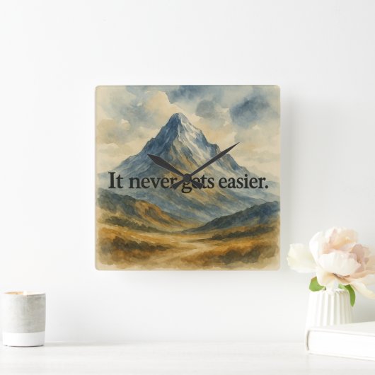 Eindeloze uitdaging vierkante klok (Huis)