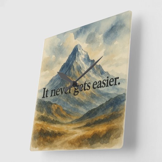 Eindeloze uitdaging vierkante klok (Hoek)