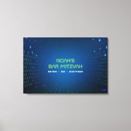 EINDELOZE VIDEO GAMING Bar Mitzvah Inloggen Board Canvas Afdruk