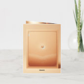 Eindeloze vreugde: de nota van een Valentijns Feestdagen Kaart (Achterkant)