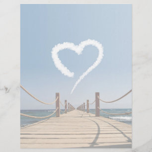 Eindeloze Weg-hartlijnvormige cloud