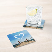 Eindeloze Weg-hartlijnvormige cloud Kartonnen Onderzetters (Insitu)