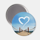 Eindeloze Weg-hartlijnvormige cloud Magneet (Voorkant / Achterkant)