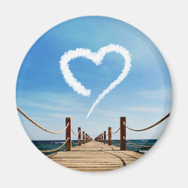 Eindeloze Weg-hartlijnvormige cloud Magneet