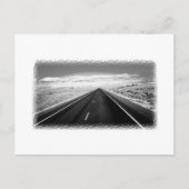 eindeloze wegpostkaart briefkaart (Voorkant)