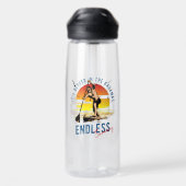 Eindeloze Zomer | 740ml Waterfles (Achterkant)