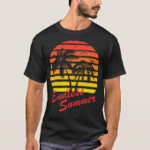 Eindeloze zomer 80 tropische zon t-shirt (Voorkant)