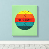 eindeloze zomer canvas afdruk (Insitu (Houten vloer))