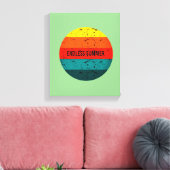 eindeloze zomer canvas afdruk (Insitu (Woonkamer))