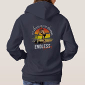 Eindeloze zomer | Dames Hoodie (Licht) (Achterkant)