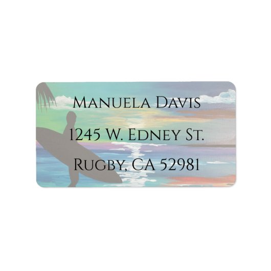 eindeloze zomer etiket (Voorkant)