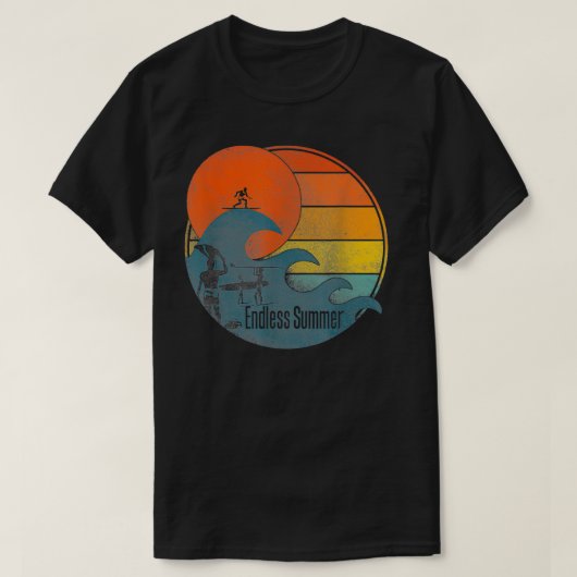 Eindeloze Zomer Golven T-shirt (Design voorkant)
