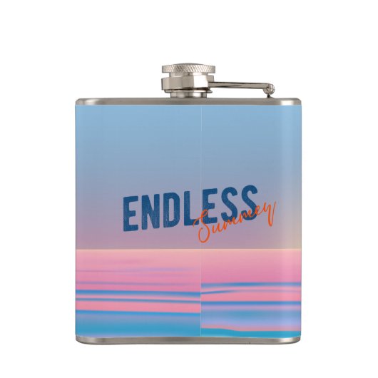 Eindeloze zomer | heupfles (Achterkant)